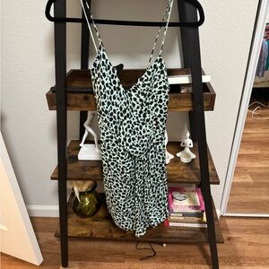 Alice + Olivia Mint Green Spaghetti Strap Dress